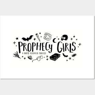 Prophecy Girls Icons (Dark Text) Posters and Art